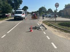 В Славянском районе велосипедист попал под колеса КамАЗа