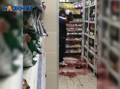 В Крымском районе мужчина зашел в магазин и стал бить бутылки с шампанским