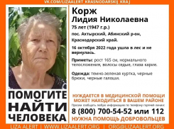 В Абинском районе разыскивают 75-летнюю пенсионерку, которая ушла в лес и не вернулась