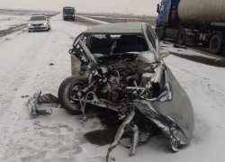 На трассе Крымск - Славянск-на-Кубани произошла серьезная авария
