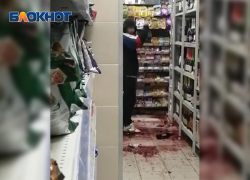 В Крымском районе мужчина зашел в магазин и стал бить бутылки с шампанским