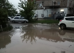 Жители улицы Жукова жалуются на лужи на дорогах 