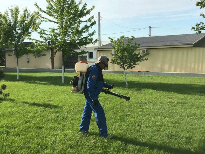 В Крымском районе проводится обработка от клещей