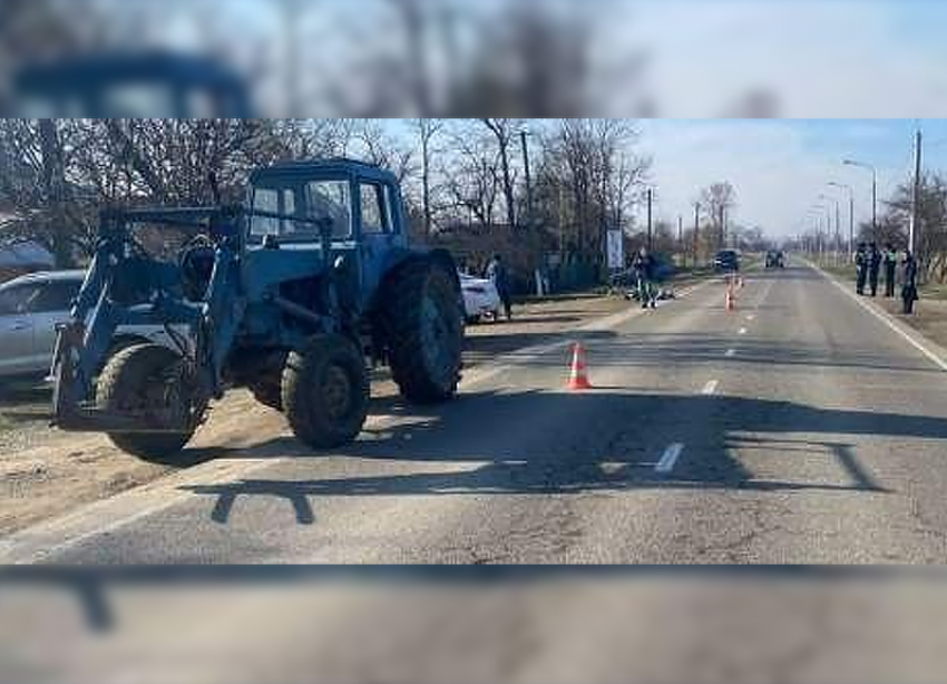 В Славянском районе тракторист не заметил женщину на велосипеде и задавил ее